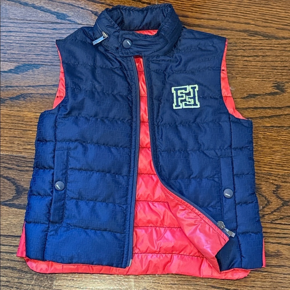 Fendi Puffer Vest Size 6